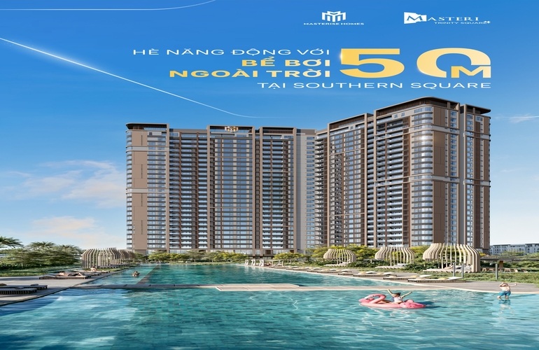 HÈ NĂNG ĐỘNG TẠI BỂ BƠI NGOÀI TRỜI CHIỀU DÀI 50M PHÂN KHU SOUTHERN SQUARE